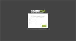 Desktop Screenshot of crm.academix.com.tr