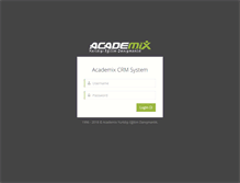 Tablet Screenshot of crm.academix.com.tr